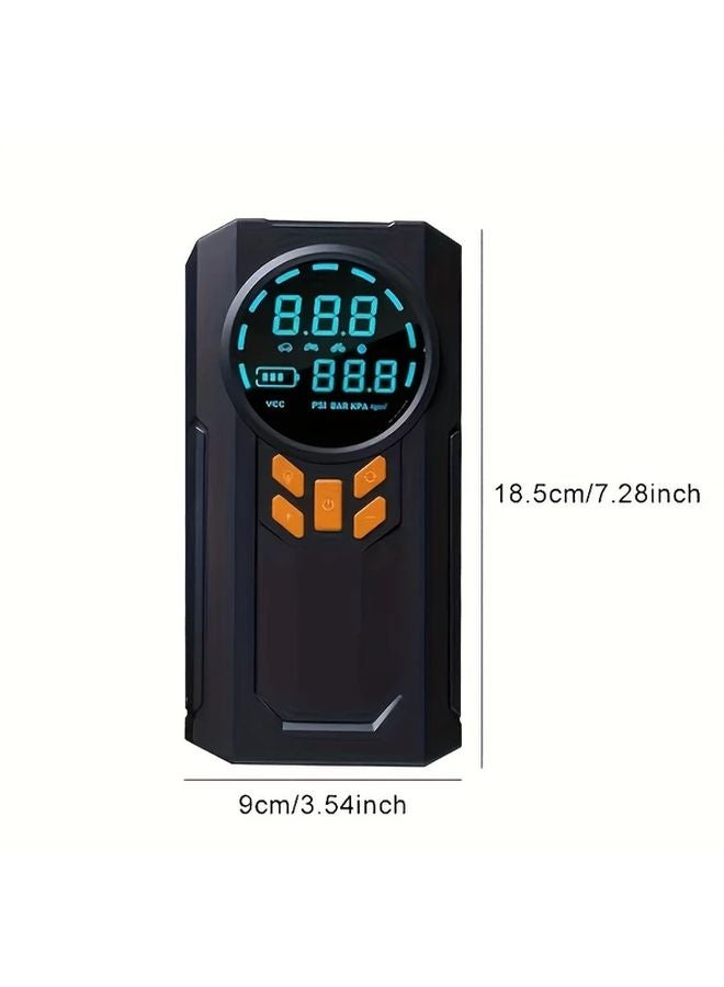 نوع B 9 في 1 محمول لبدء تشغيل بطارية السيارة مع ضاغط الهواء وشاحن USB C السريع - Image 3
